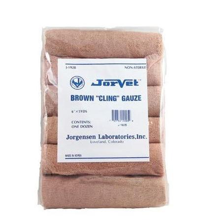 Brown Gauze - 6 Inch Roll (12 pack)