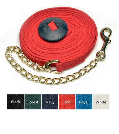 Cotton Lunge Line with 20inch chain