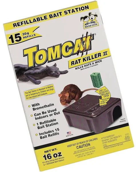 Tomcat Rat Killer II Refillable Bait Station – KRM Equine